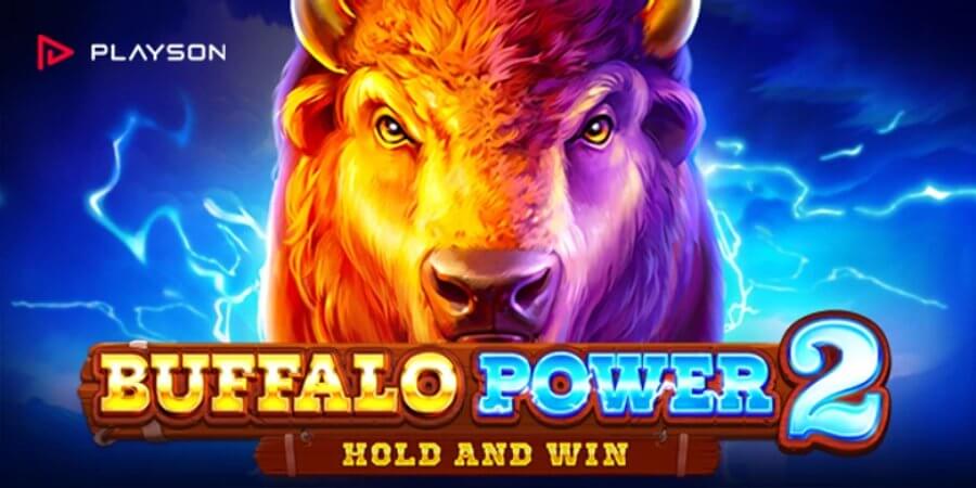 Banner de la tragamonedas Buffalo Power 2 Hold and Win