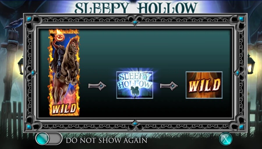 Comodines expansivos de la slot Sleepy Hollow de IGT