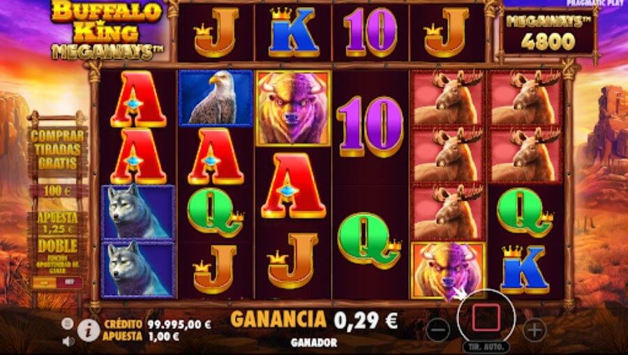  Jugar Buffalo King Megaways slot 