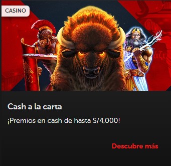 Cash a la carta Betsafe