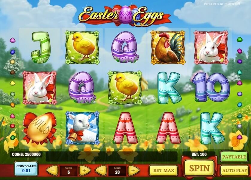 Easter Eggs tragamonedas