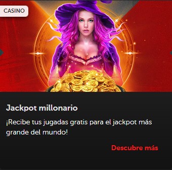 Jackpot millonario Betsafe