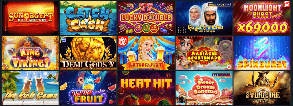 Juegos disponibles en Betwinner casino perú