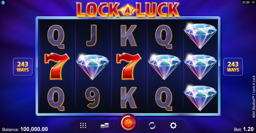 Partida de tragamonedas Lock a Luck de All41 Studios 