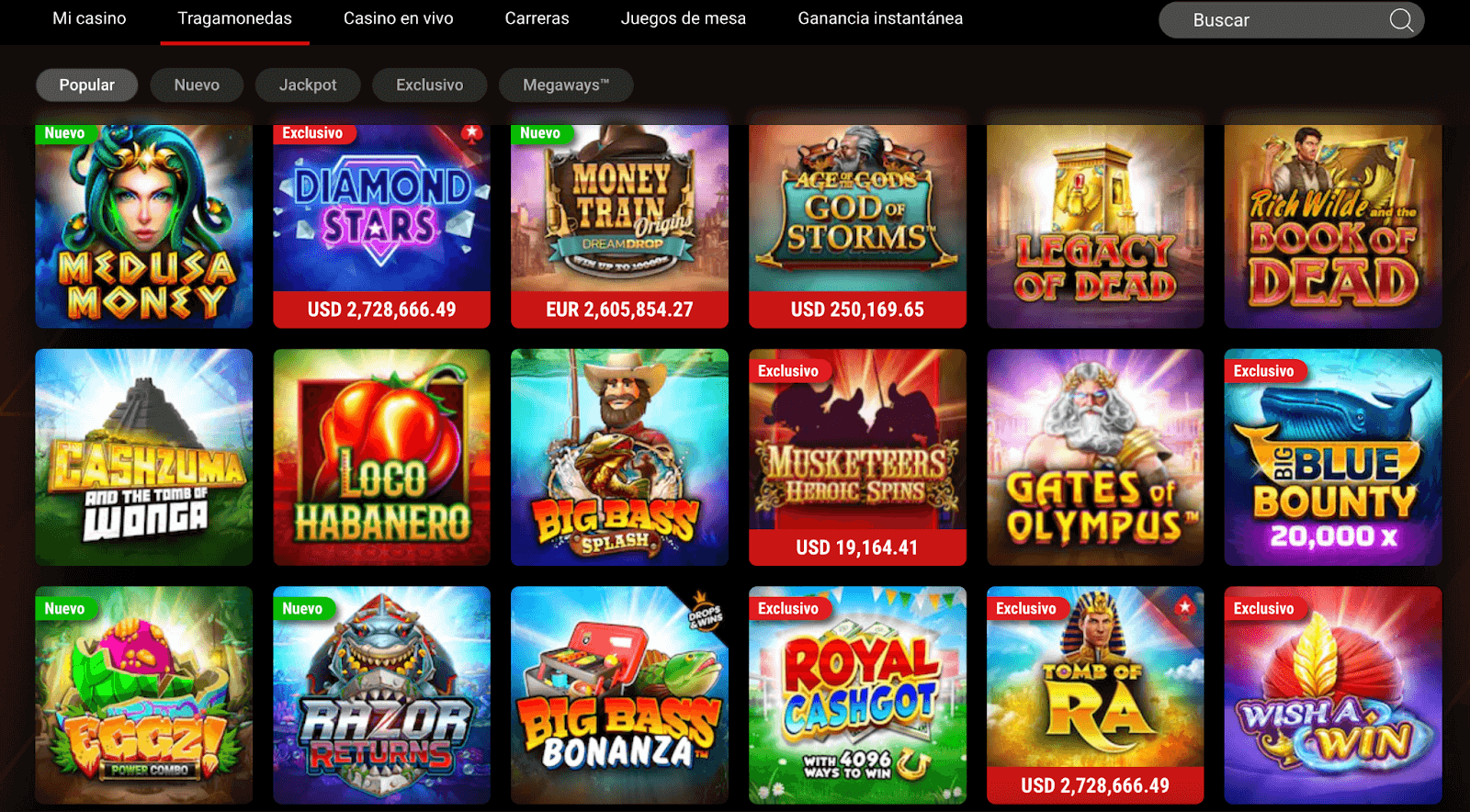 PokerStars catálogo de juegos