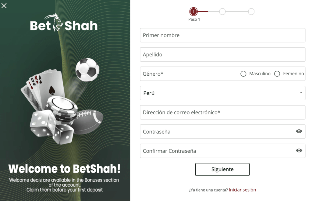 Registro Betshah