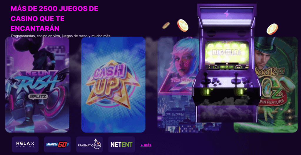 Catálogo de juegos de Megarush