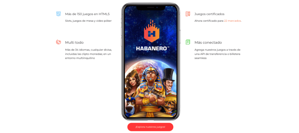 Habanero es un proveedor de juegos de casino especializado en juegos móviles