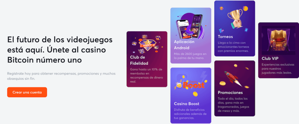 Casino con criptomonedas Perú