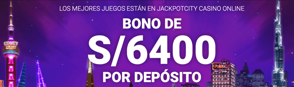 Bono de bienvenida JackpotCity