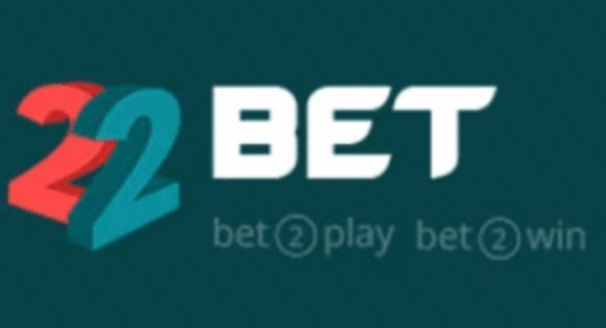 Logo del casino 22Bet, el cual acepta múltiples criptomonedas