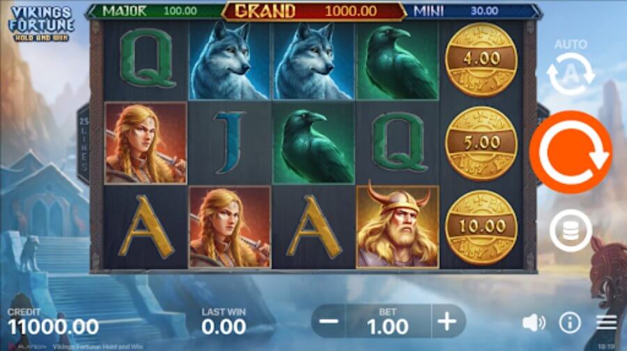 Slot Vikings Fortune: Hold and Win - jackpot