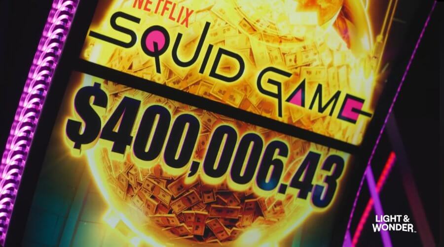 Netflix y Light & Wonder lanzarán tragamonedas de Squid Game