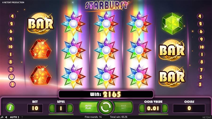 Tragamonedas Starburst