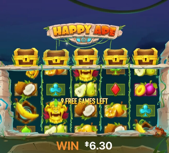 Giros gratis de tragamonedas Happy Ape de Habanero