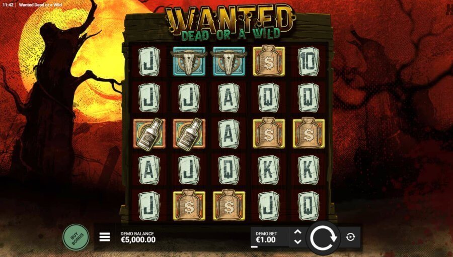 Wanted Dead or Alive de Hacksaw Gaming