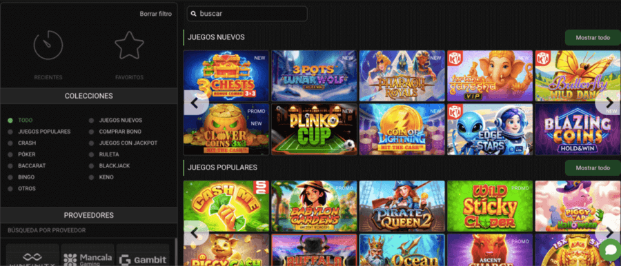 Tragamonedas en A360