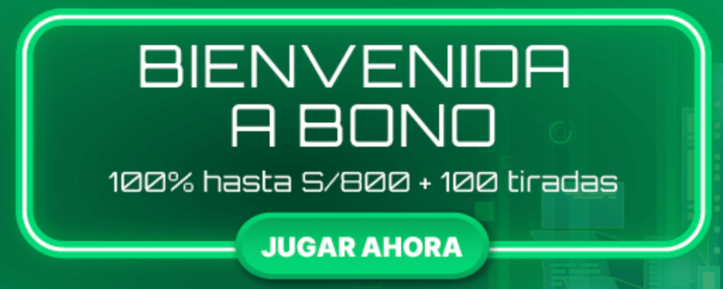 Bono de bienvenida de Greenplay para Perú