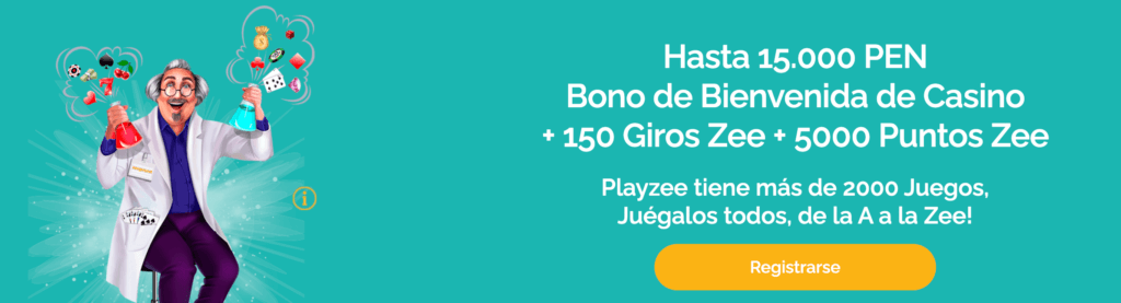 Aprovecha el bono de bienvenida de Playzee para Perú de hasta 15 000 PEN más un bono de giros de 150 más 5000 puntos Zee