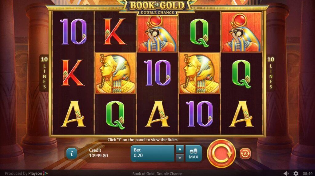 Tragamonedas Book of Gold: Double Chance