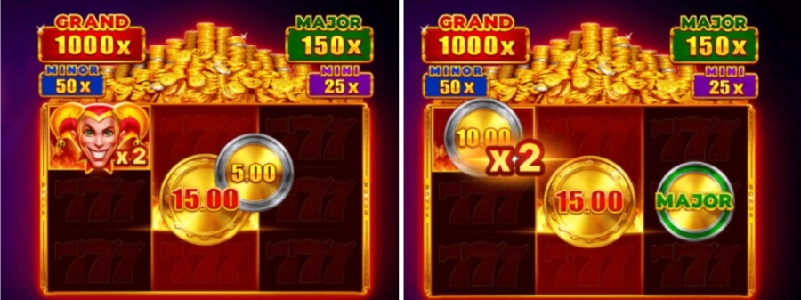 Función Hold and Win en tragamonedas Royal Joker: Hold and Win