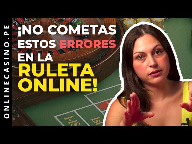 ¡No cometas estos errores en la ruleta online! - Perú