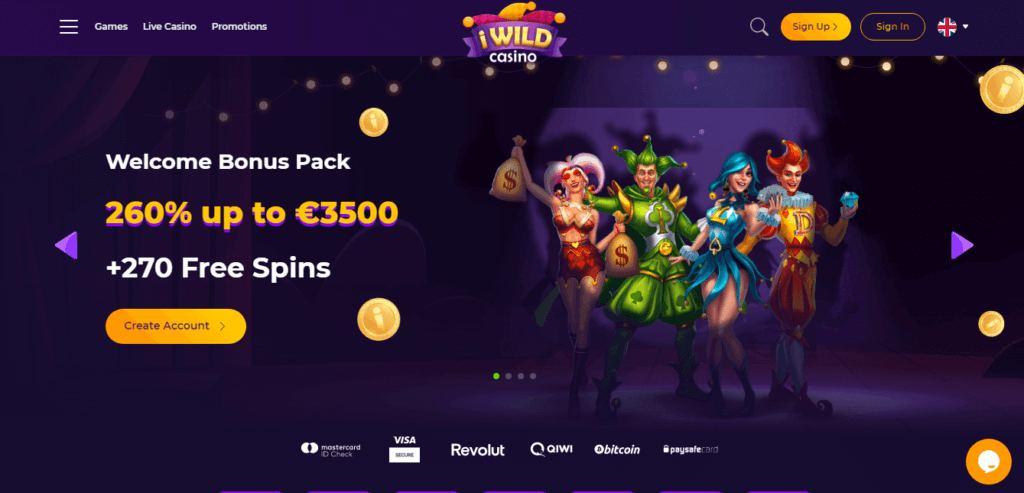 iWildCasino registro