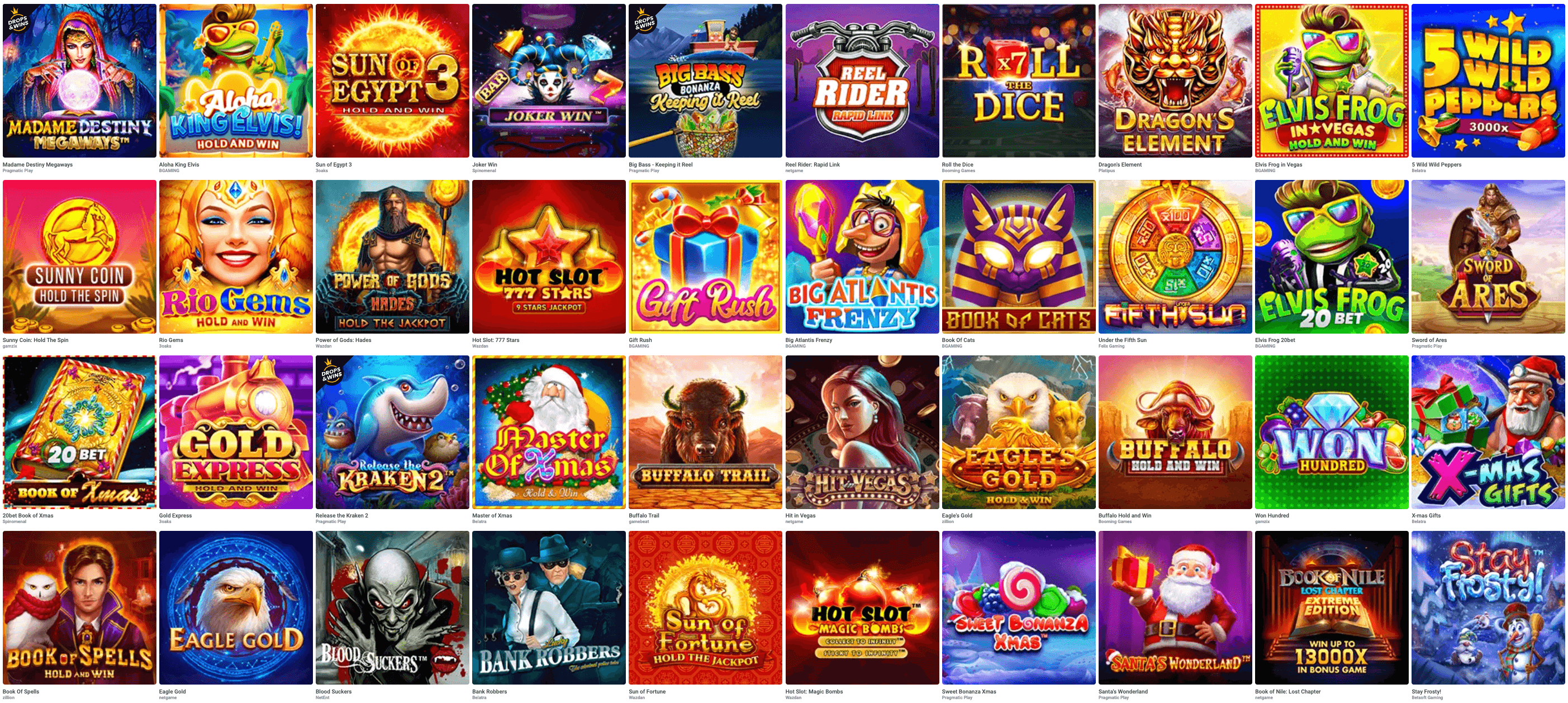 Juegos de 20BET