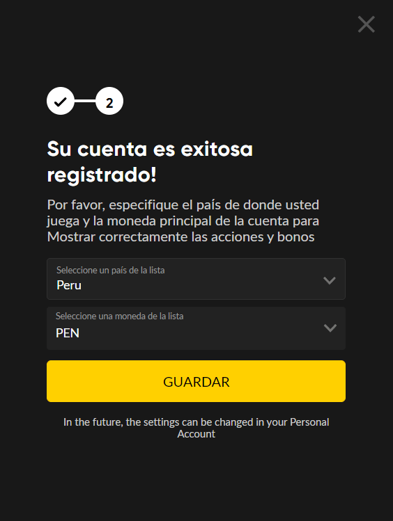 Registro en Betboom casino