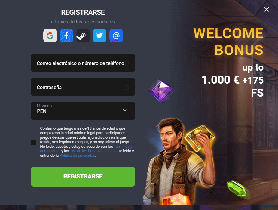 Registro en GGBet