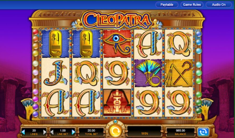 Slot Cleopatra premio máximo 