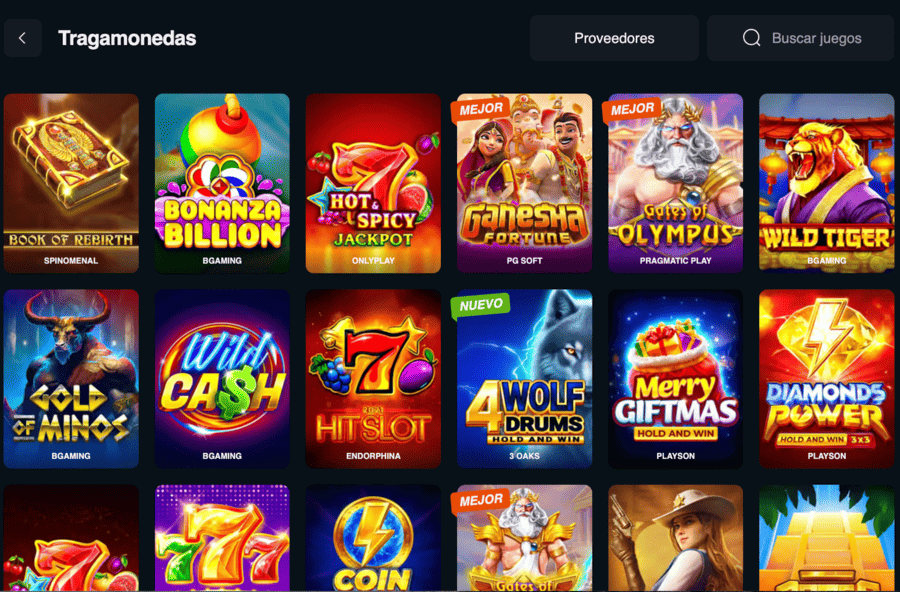 slots casongo peru